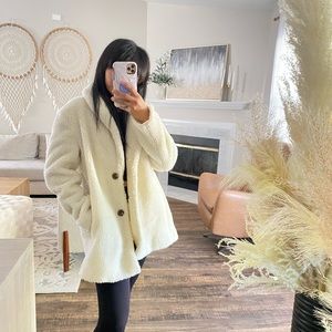 J.crew teddy bear coat